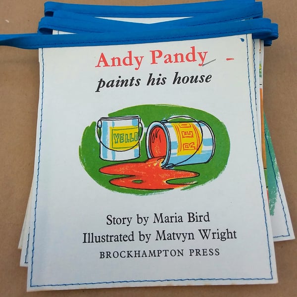 Book bunting - Andy Pandy (paints his house)
