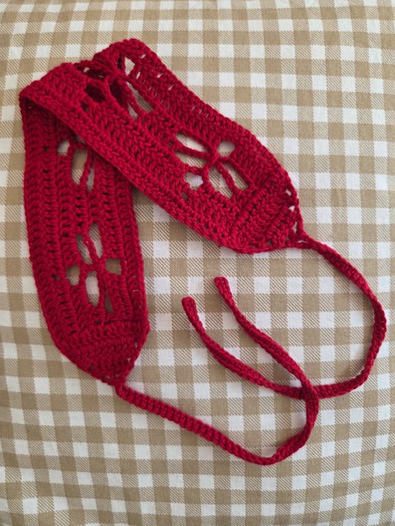 White Crochet Headband