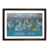 London print black frame