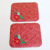 REDUCED. 2 embroidered place mats, Christmas