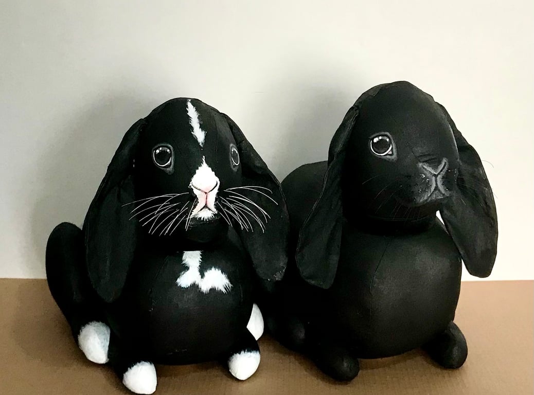 Fully personalised Rabbit Doorstop 