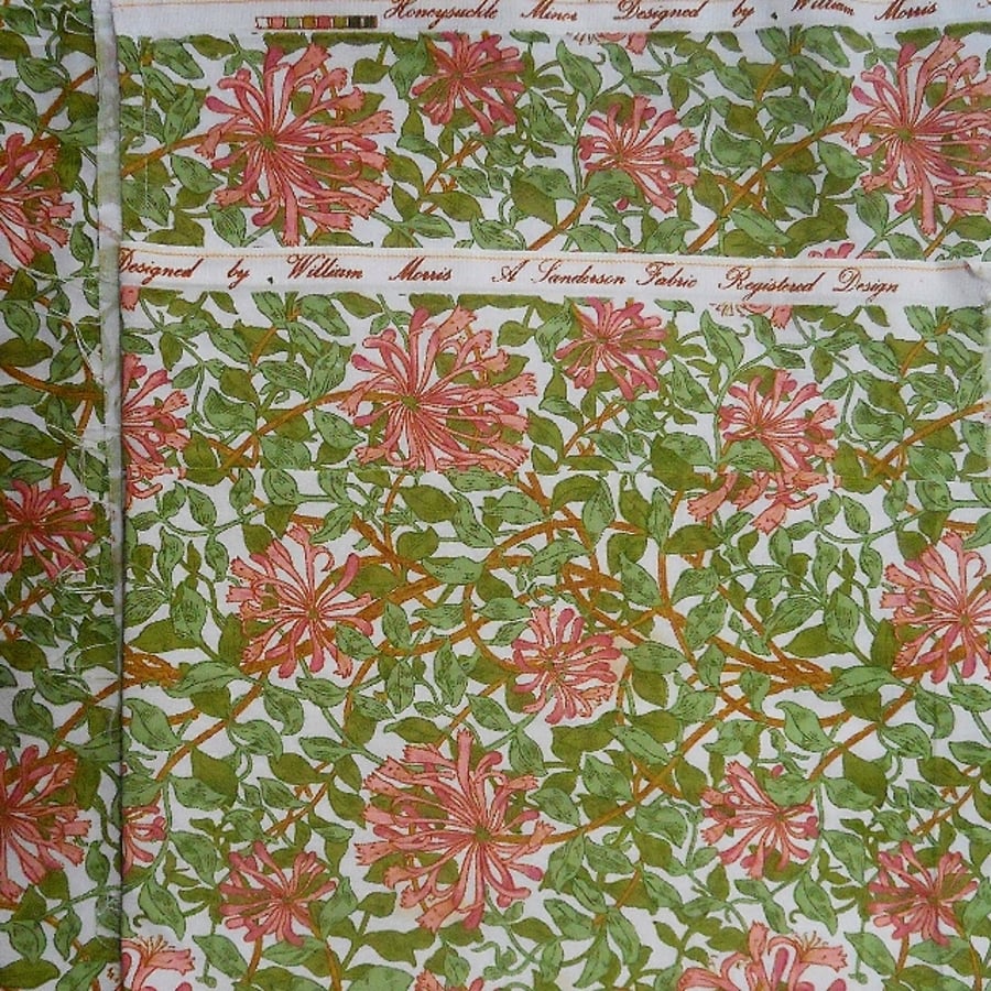 Vintage Fabric William Morris design DIY cushion and craft 