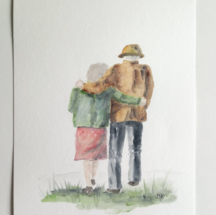 Together Couple Walking Together Folksy