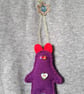 Odd Bod, a 3" bear to hang up and make you smile. - Image 1