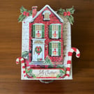 Christmas Home and Candy Canes Jolly Christmas