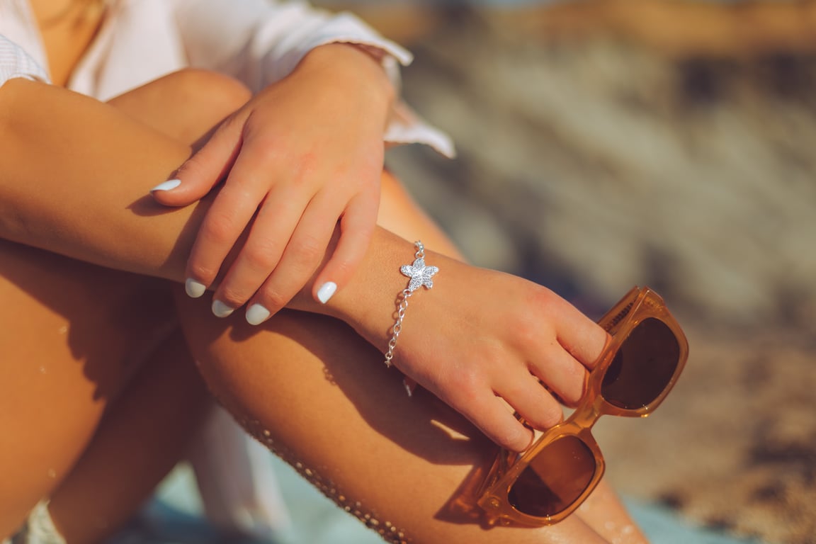 Silver Starfish Bracelet