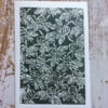 Hand Printed Bee Greetings Card