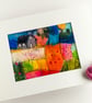 Bright fields, original felt and stitch landscape picture  - Image 8