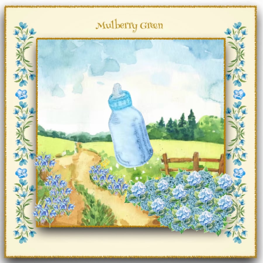 Embroidered Bottle for Baby Daisy 