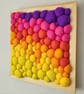 Tropical Felt Wall Art - Abstract Tactile Blobs