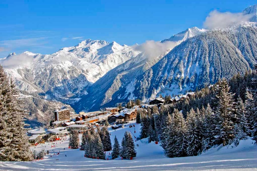 Courchevel 1850 3 Valleys French Alps France Photograph Print