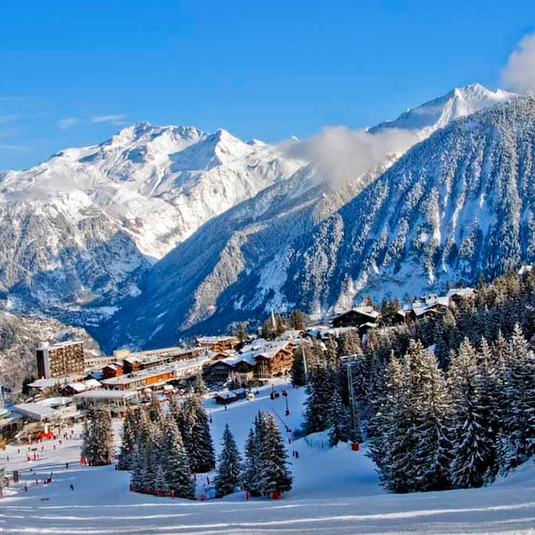 Courchevel 1850 3 Valleys French Alps France Photograph Print