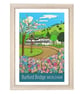 Burford Bridge Mickleham travel poster by Susie West - Image 3