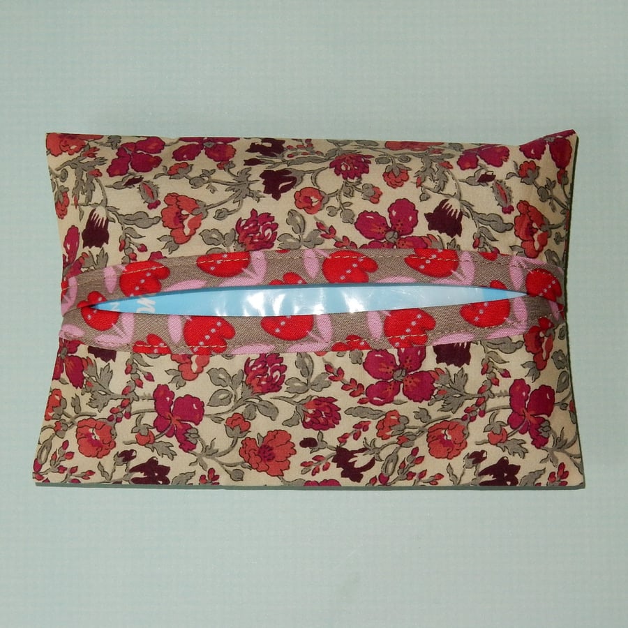 Tissue holder Traditional Liberty print pink