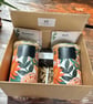 Dark green & orange geometric bloom grow your own herb garden gift set - Image 4