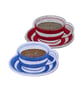 Cup and saucer sew on Patch - Embroidered Patch - Image 3