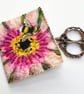 Bee and flower sewing needle and pins case.  - Image 1