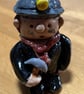 Dai – Handmade Welsh Coal Miner Ceramic Figurine - Image 1