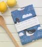 'Oystercatcher' Bird Pattern Tea Towel - Image 2