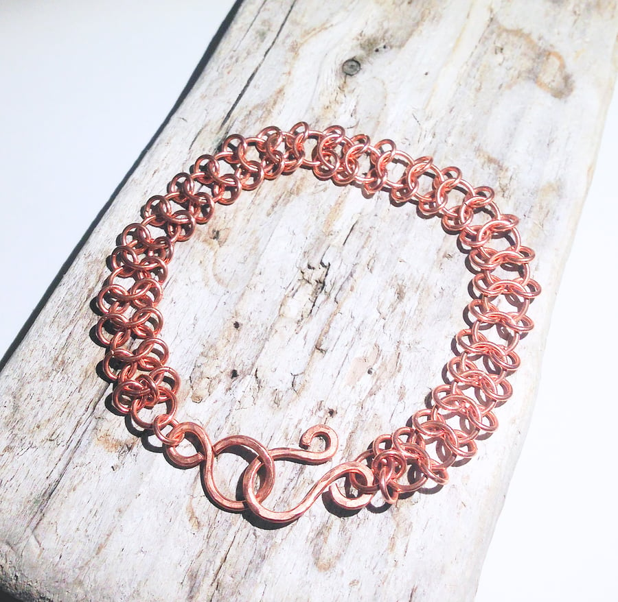 Handmade Copper Bracelet (BRCULKCM2) - UK Free Post