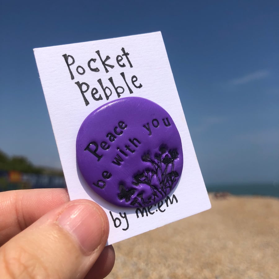 Peace Be With You Pocket Pebble Gift