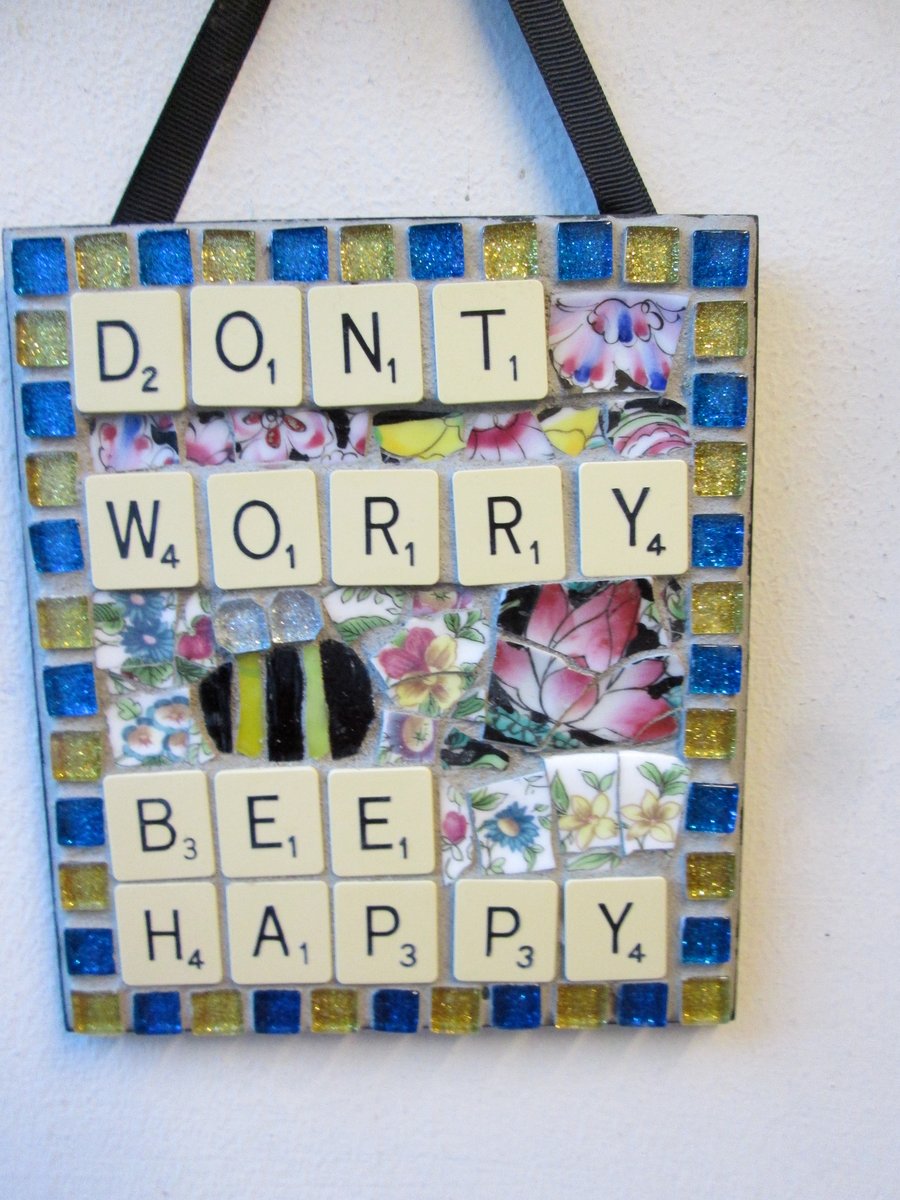 Mosaic Bee sign