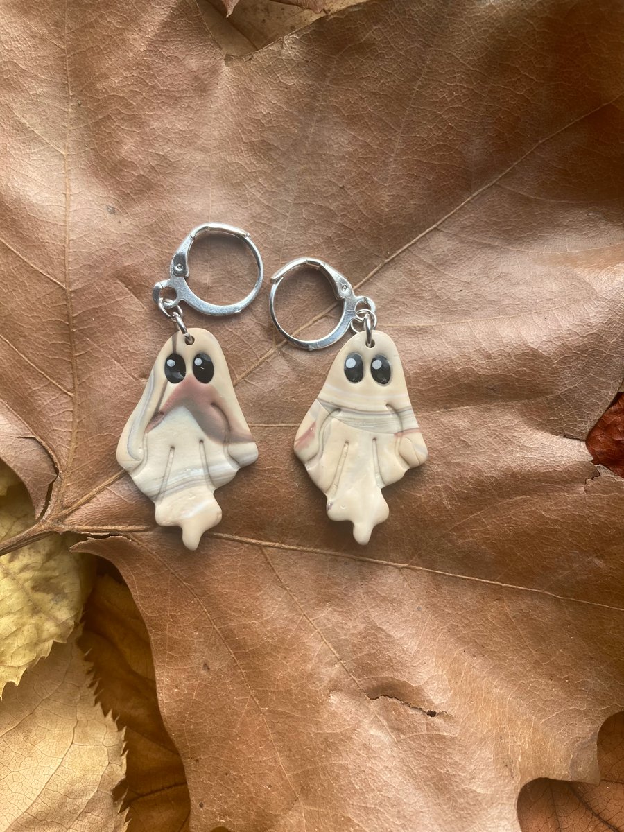 Haunted Antique Ghost Earrings