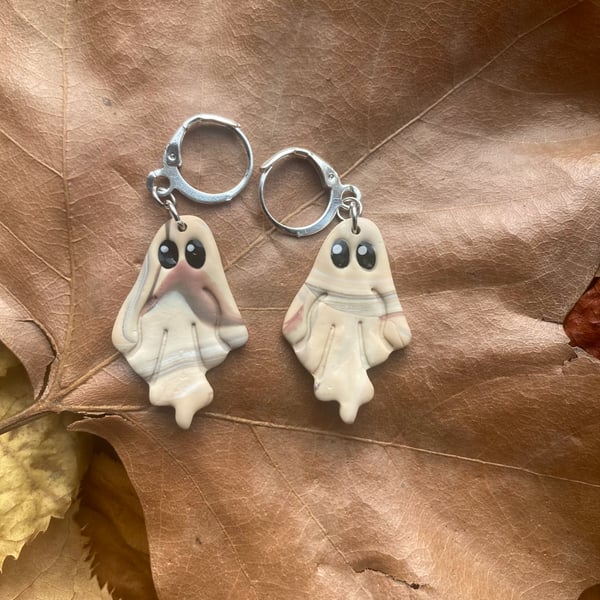 Haunted Antique Ghost Earrings