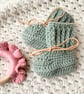Classic Booties Wool Alpaca Blend Sage - Image 1