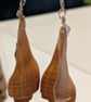 Real Conch Shell on Recycled Sterling Silver earwires