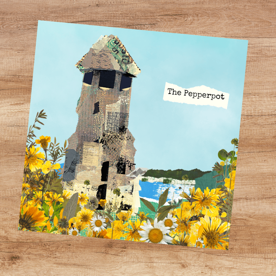 The Pepper Pot Greeting Card with envelope 