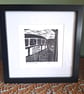 'The Cliff Railway. Original handprinted linoprint of the Cliff Railway. - Image 2