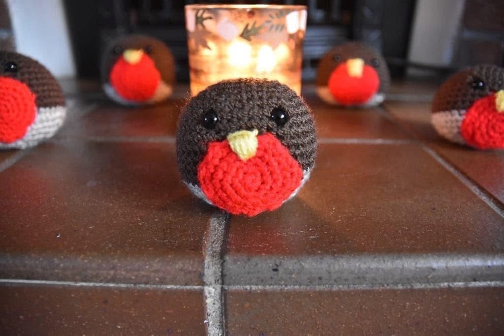 Crochet Robin decoration 