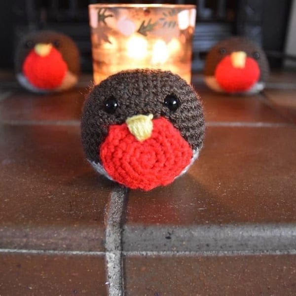 Crochet Robin decoration 