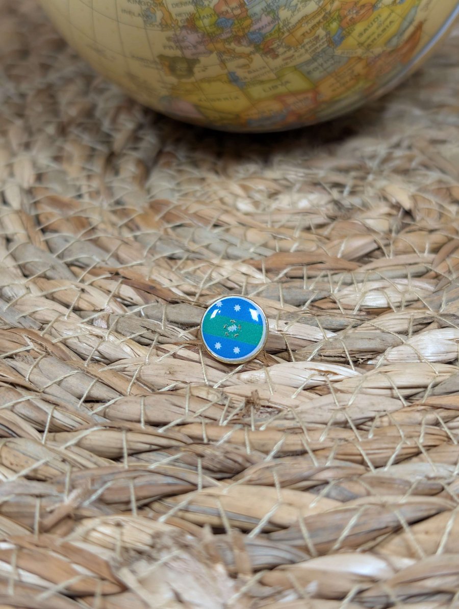Juan Fernandez Islands Flag Map Pin – Chile Travel Map Push Pin for Wooden Maps