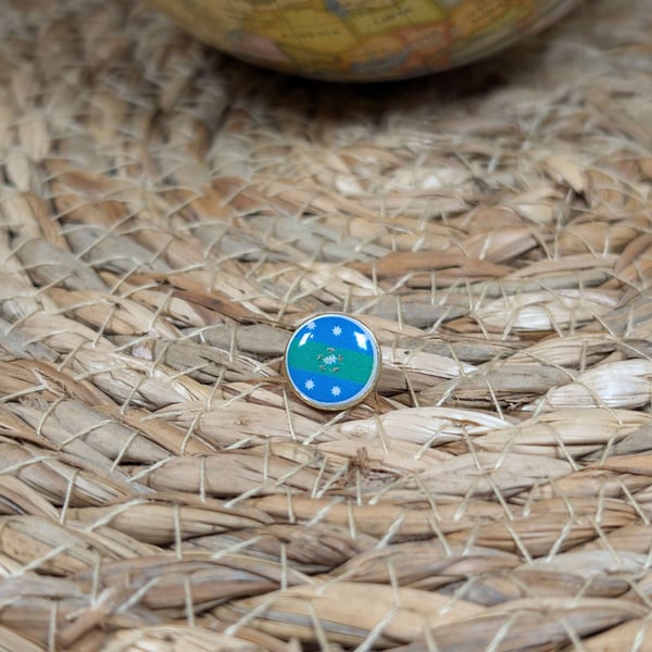 Juan Fernandez Islands Flag Map Pin – Chile Travel Map Push Pin for Wooden Maps