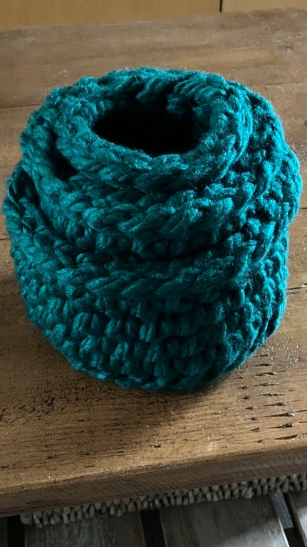 Nest of 3 green chunky baskets