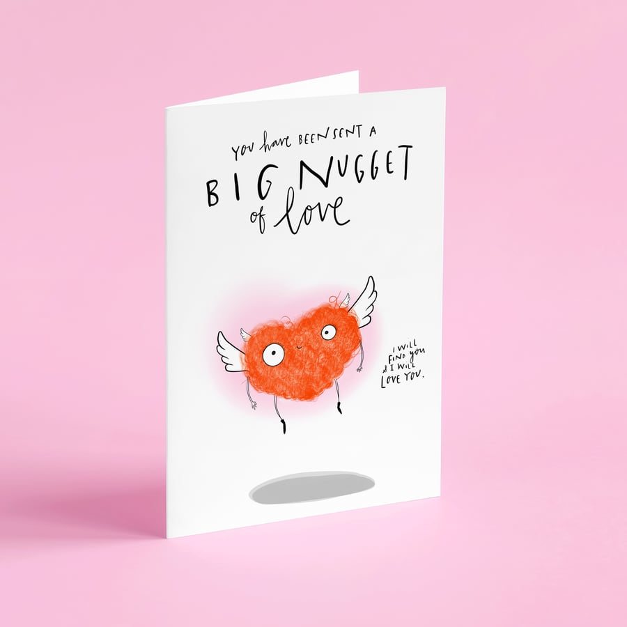 Love nugget card