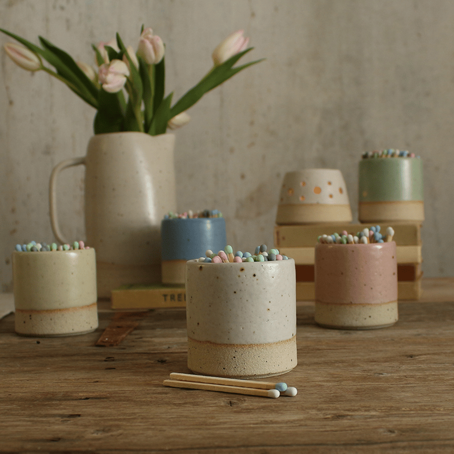 Match Striker Pot With Matches