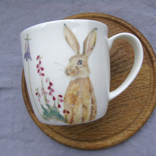 Seconds Sunday Brown Hare bone china Mug