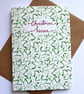Christmas kisses pattern- Christmas card - Image 1