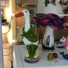 Puddleduck! Handcrafted needle felt wool sculpture