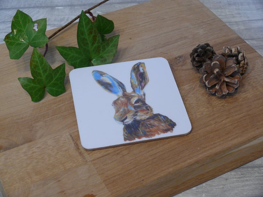 'Arthur' Hare, cork backed coaster