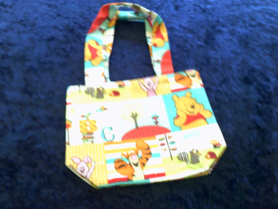 Winnie The Pooh, Piglet & Tigger Child's Fabric Handbag