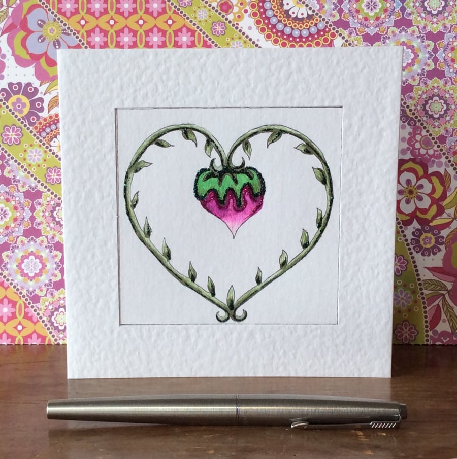 'The Fruits of Love' Art Card.