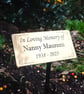  Memorial Tree Dedication Garden Marker Grave Plaque Temporary Grave Marker - Image 7