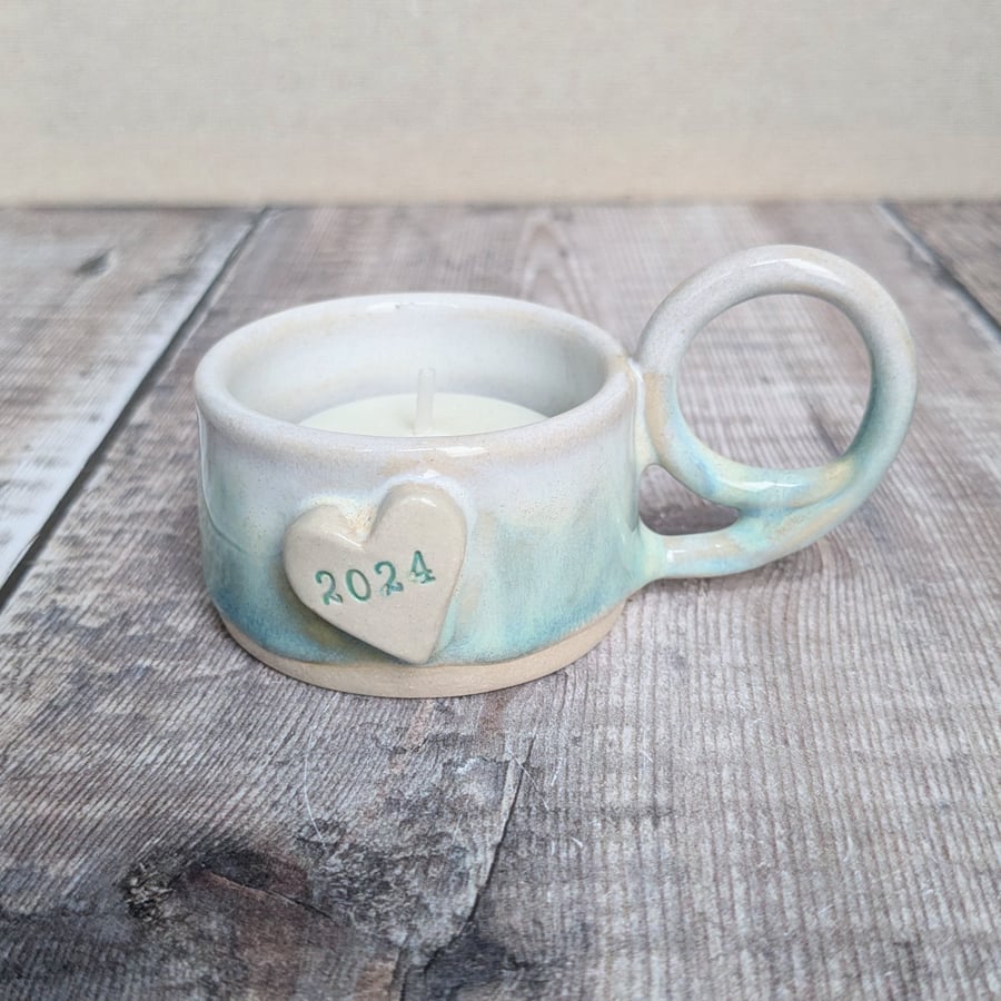 Perfectly imperfect 2024 ceramic tealight holder