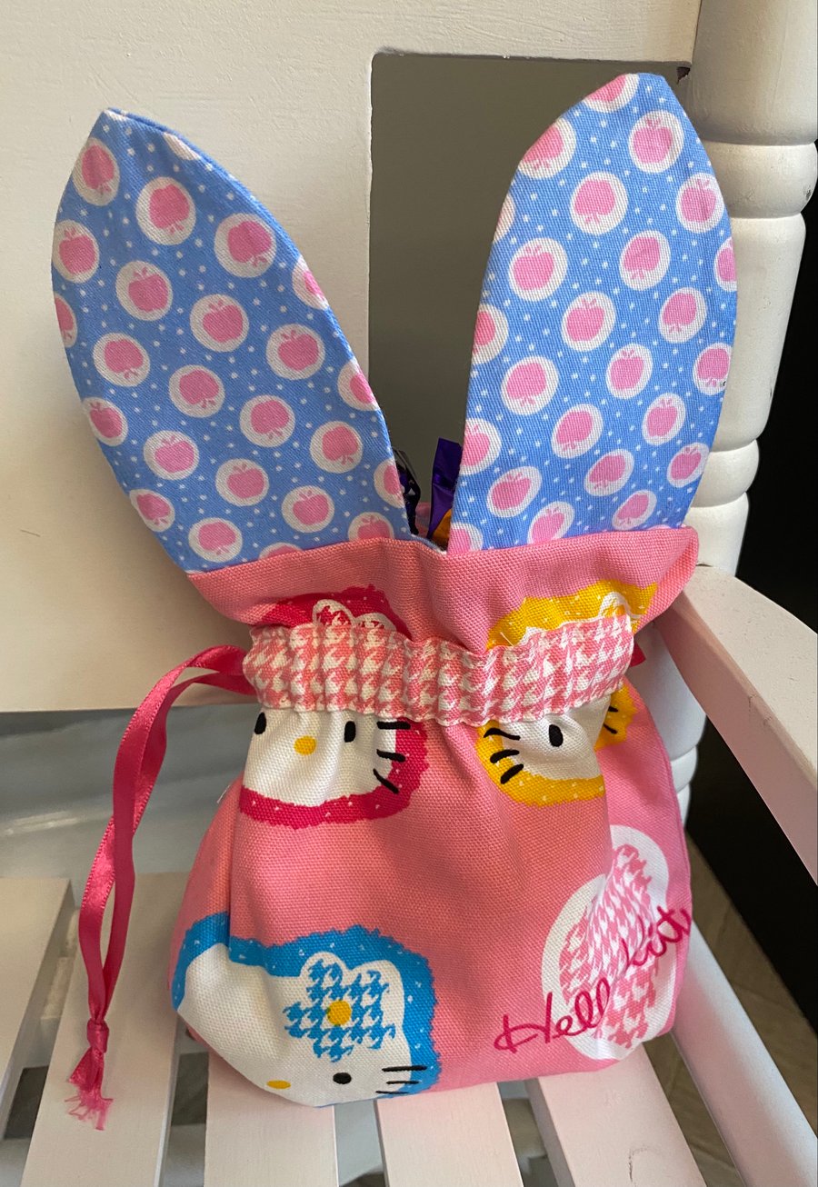 Easter bunny treat bag