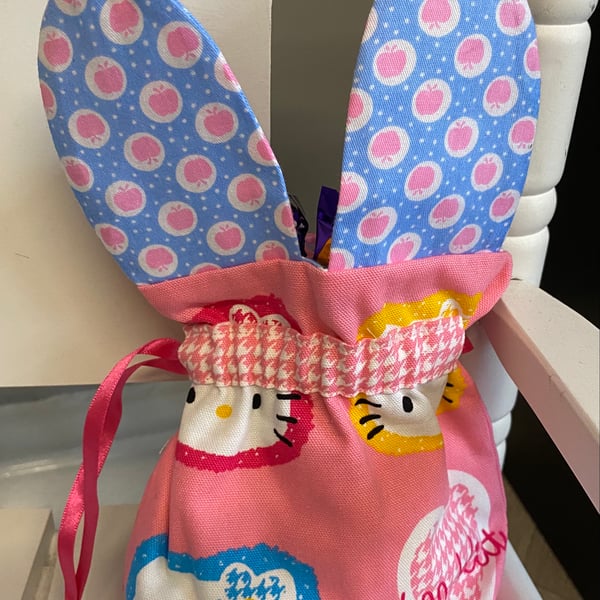 Easter bunny treat bag