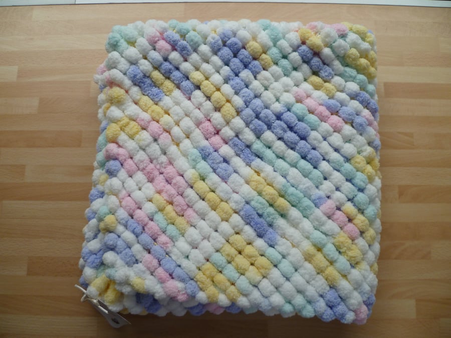 Baby Blanket for Pram, Buggy, Stroller, Moses Basket, Play Mat. Handmade